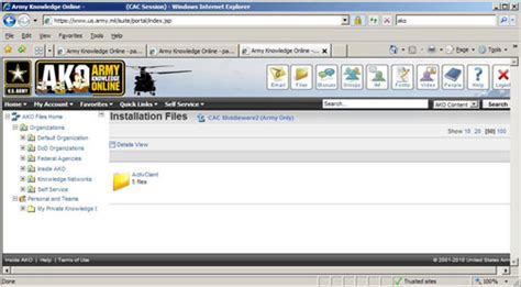 army web mail.